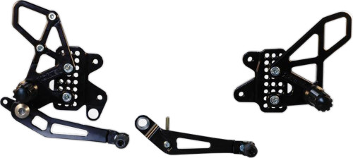 VORTEX RS582K Rear Set Complete for Suzuki - Black