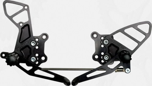 VORTEX RS503K Rear Set Complete for Suzuki - Black