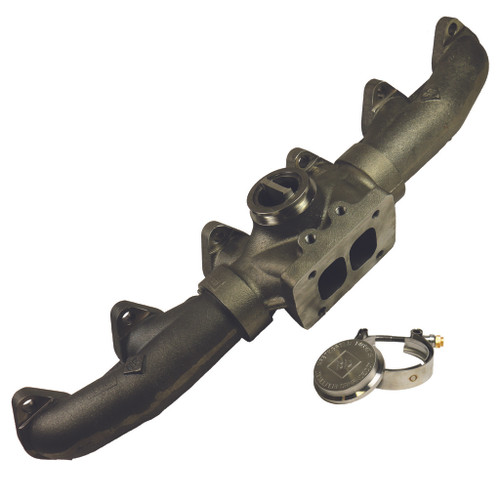 BD Diesel Exhaust Wastegated Manifold T4 Mount for Dodge 5.9L/6.7L (Part #1045996-T4)