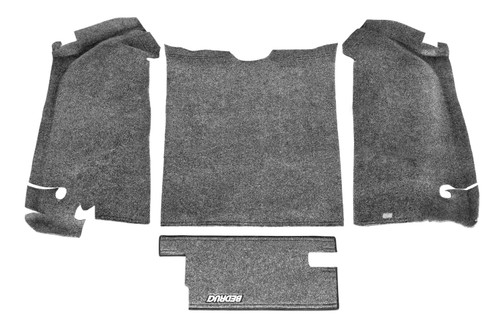 Bedrug Real Truck BRLJ04R Jeep LJ Unlimited Rear Cargo Kit (2003-2006) – 4 Piece Set with Tailgate and Tub Liner
