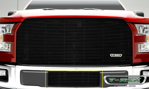 T-Rex Grilles 25573B Black Billet Bumper Grille Insert for 2015-2017 Ford F-150
