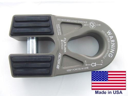 Factor 55 FlatLink E Expert Winch Shackle Mount in Gray (Part #00080-06)