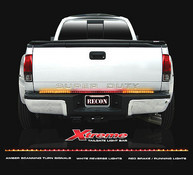 Recon Lighting 26416X 60-Inch Tailgate Bar with Amber LED Turn Signals, Red Brake/Running Lights, and White Reverse Lights