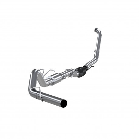 MBRP S6212P Turbo Back Exhaust System for Ford F-250 and F-350 with 6.0L Diesel (2003-2007) – Single Side Exit, Aluminumized Steel