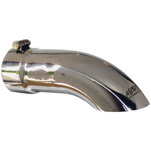 MBRP T5080 T304 Stainless Steel Turn Down Exhaust Tip, 3.5 Inch OD with 3.5 Inch Inlet and 12 Inch Length