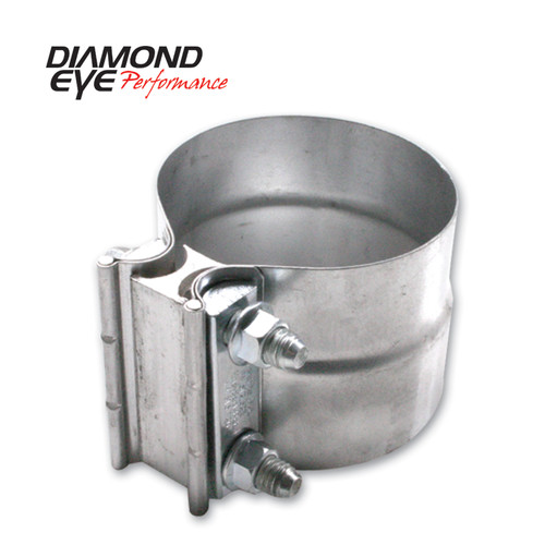 Diamond Eye MFG L40AA Aluminum Lap Joint Clamp – Heavy-Duty 4-inch Diameter