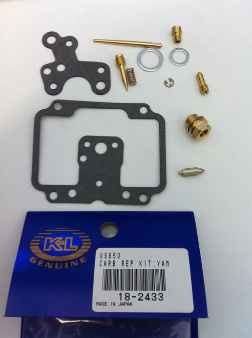 K&L Carburetor Repair Kit Part 18-2433 for OEM Honda Models