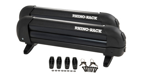 Rhino-Rack USA Ski and Snowboard Carrier Model 573 – Holds 3 Skis or 2 Snowboards