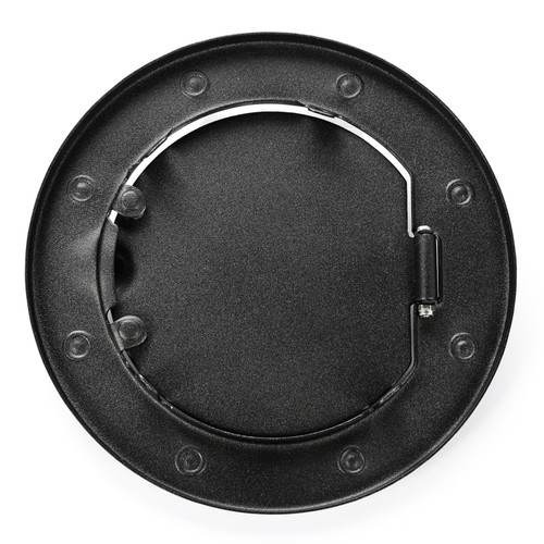 Rugged Ridge Non-Locking Textured Black Gas Cap Door for 2007-2018 Jeep Wrangler JK and JKU - Part #11229.05