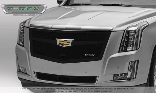 T-Rex Grilles 2015-2020 Cadillac Escalade Upper Class Grille with Brushed Center Trim - Black, Part #51181