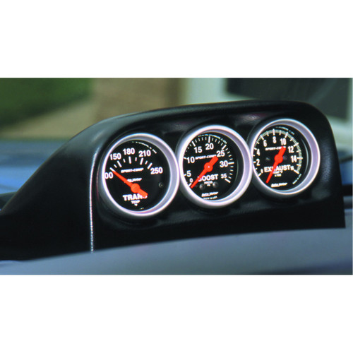 Autometer Products Fuel Level Gauge 2 1/16 Inch Marine Electric Carbon Fiber (Part #200760-40)