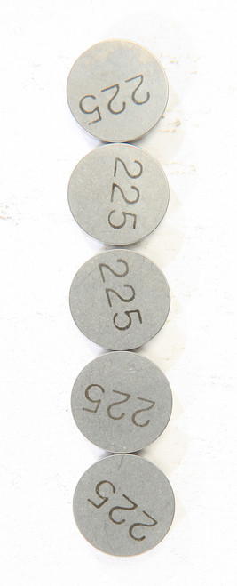 K&L Valve Shims 2.25mm x 13mm - Pack of 5