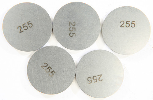 K&L Valve Shims 2.55mm x 29.5mm, Pack of 5 – Precision Engine Valve Adjustment Components