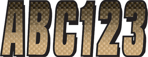 HARDLINE Series 300 Registration Kit (Beige/Black) with Carbon Fiber Look Finish