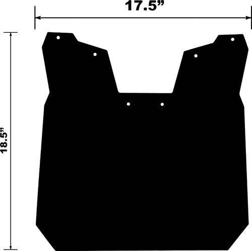 PDP Snowflap for Polaris Axys Switchback Trail 2015+ - Left Side Part SF-AXSB15PB-L