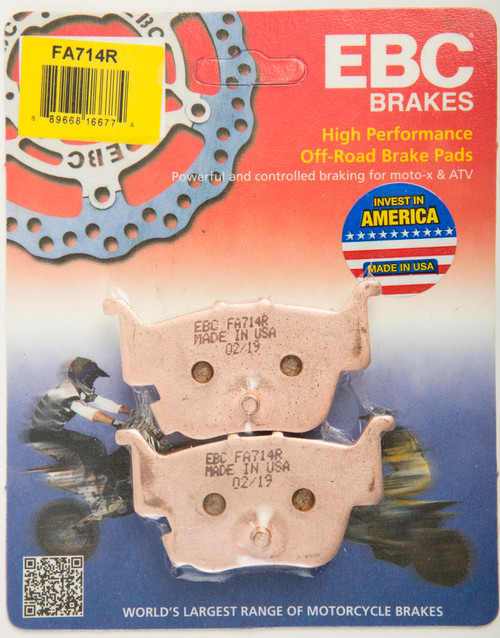 EBC Fa714R Sintered R Series Brake Pads for Enhanced Stopping Power