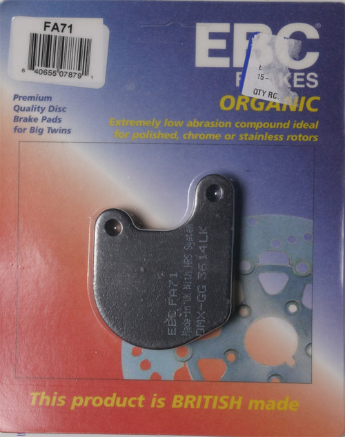 EBC Fa71 Organic Brake Pads for Reliable Stopping Power