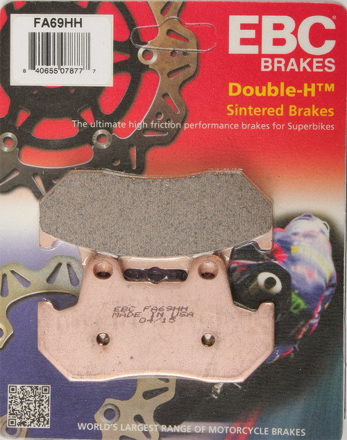 EBC Fa69HH Double H Sintered Brake Pads for Enhanced Stopping Power