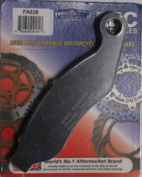 EBC Fa638 Organic Brake Pads for Reliable Stopping Power