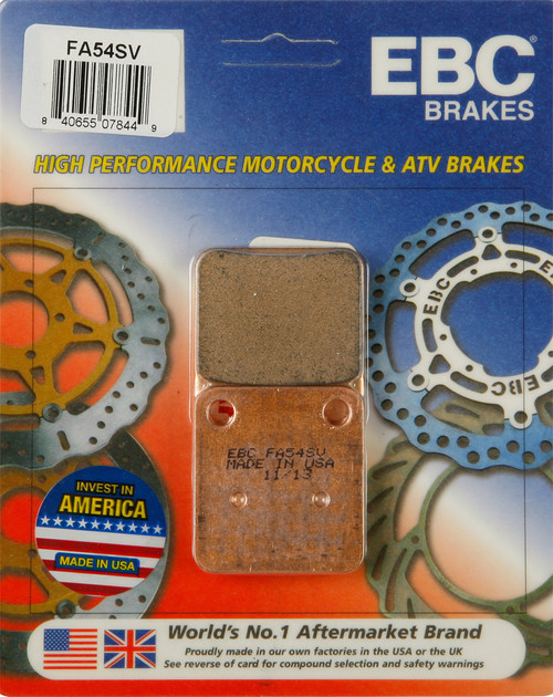 EBC FA54SV Brake Pads - High-Performance Brake Pad Set for Enhanced Stopping Power