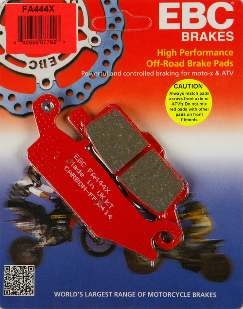 EBC FA444X Brake Pads - High-Performance Replacement for Enhanced Stopping Power