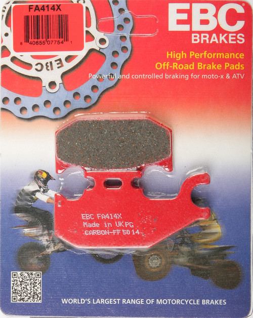 EBC FA414X Brake Pads for Reliable Vehicle Braking Performance