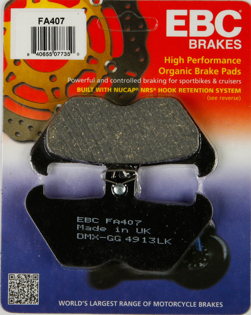 EBC FA407 Brake Pads for Optimal Stopping Power and Durability
