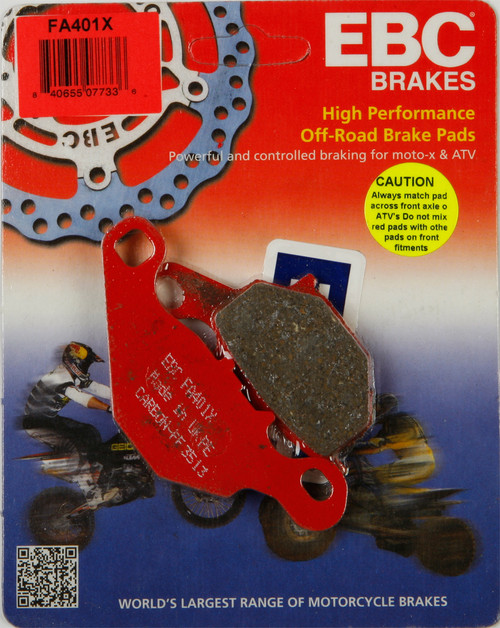 EBC FA401X Brake Pads for Enhanced Stopping Power and Durability