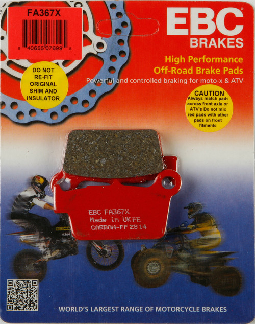 EBC FA367X Brake Pads for Optimal Stopping Power and Durability