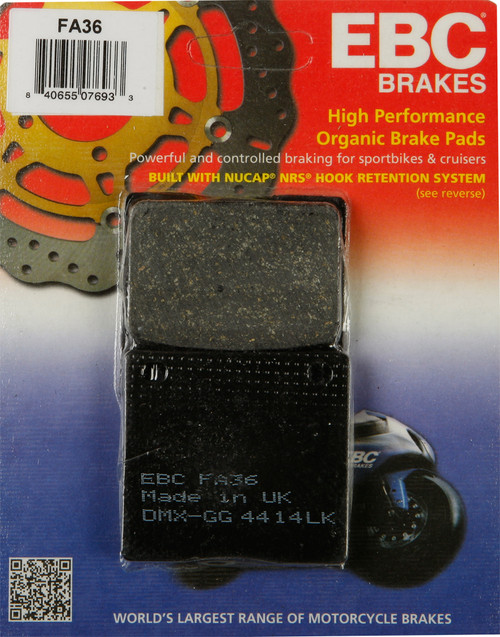 EBC FA36 Brake Pads for Enhanced Stopping Power and Durability