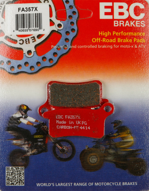 EBC FA357X Brake Pads for Enhanced Stopping Power and Durability