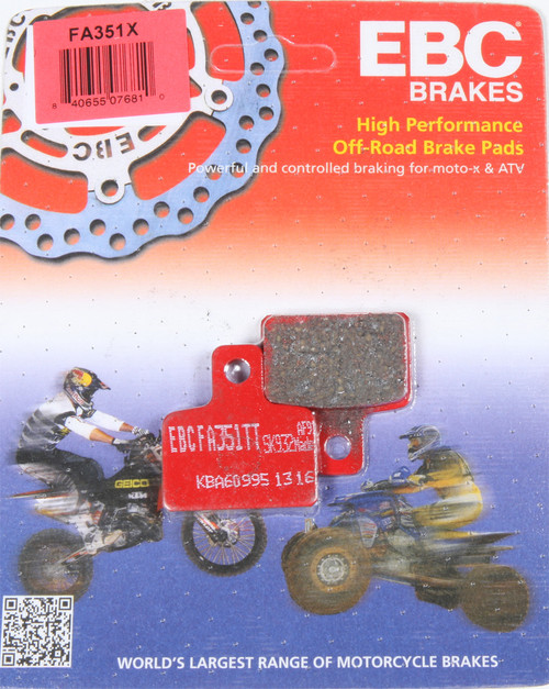 EBC FA351X Brake Pads for Enhanced Stopping Power and Durability