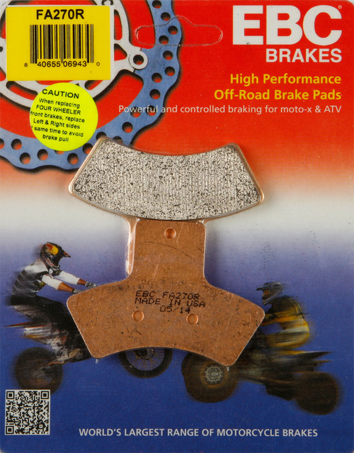 EBC FA270R Brake Pads for Enhanced Stopping Power and Durability