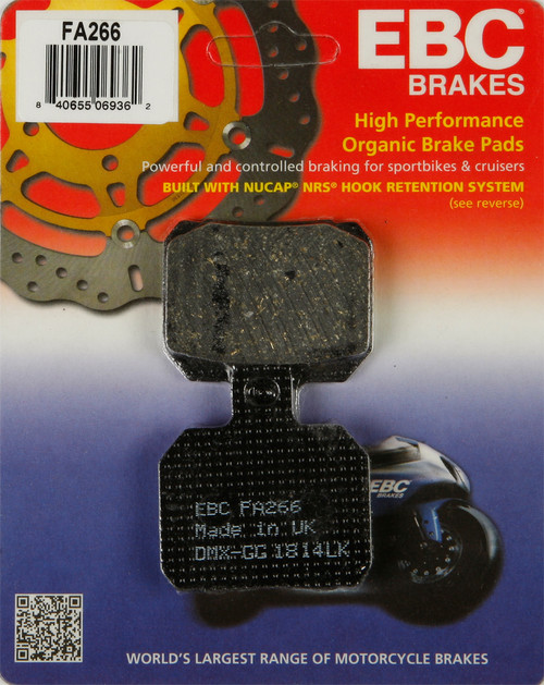 EBC FA266 Brake Pads for Reliable Vehicle Braking Performance