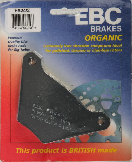 EBC Fa24/2 Organic Brake Pads for Reliable Stopping Power