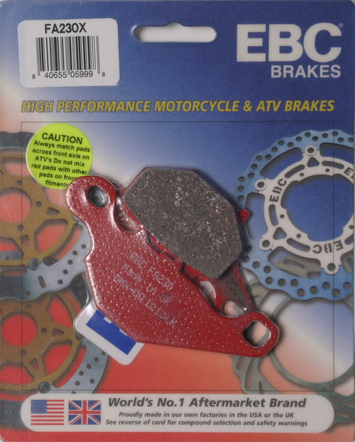 EBC FA230X Brake Pads for Enhanced Stopping Power and Durability