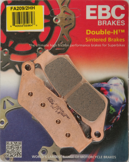 EBC FA209/2HH Brake Pads for Enhanced Stopping Power and Reliability