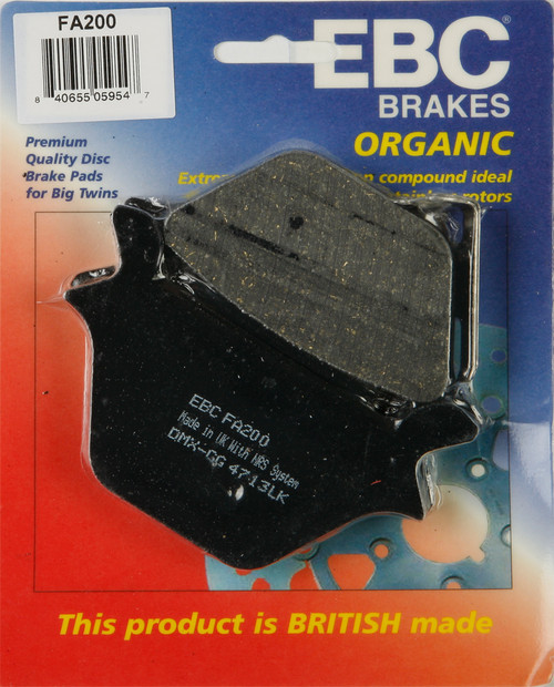 EBC Fa200 Organic Brake Pads for Reliable Stopping Power