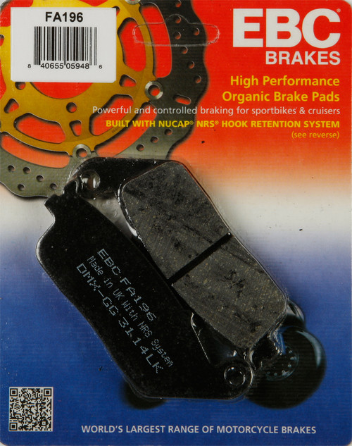 EBC FA196 Brake Pads for Reliable Vehicle Performance