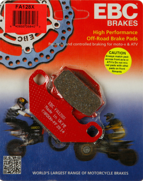 EBC FA128X Brake Pads for Enhanced Stopping Power and Durability