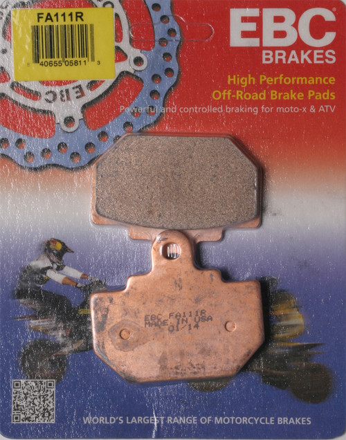 EBC Fa111r Sintered R Series Brake Pads for Enhanced Stopping Power