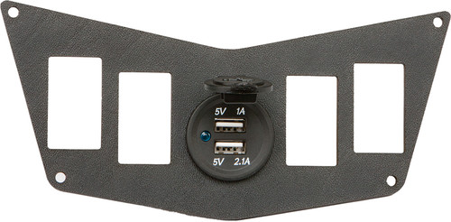 FLIP RZ912 Dash 4 Switch Plate with USB Charging Port