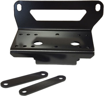 KFI 100940 Winch Mount - Heavy Duty Steel, Black Powder Coated for Durability