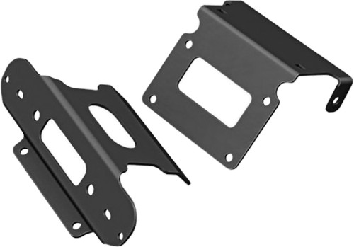 KFI 100880 Winch Mount – Durable 3/16" Grade 50 Steel, Black Powder Coated, Made in USA