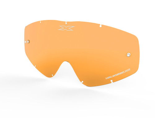 EKS Brand Go X Persimmon Lens - High-Quality Polycarbonate with Anti-Fog Coating