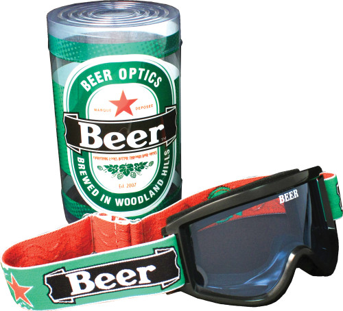 BEER OPTICS Dry Beer Goggle Heiny with Polyflex Frame and Anti-Fog Lens