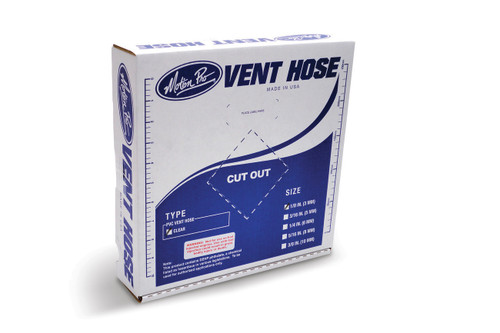 Motion Pro Clear Vinyl Vent Line 1/8" x 25' - Flexible PVC Fuel Line