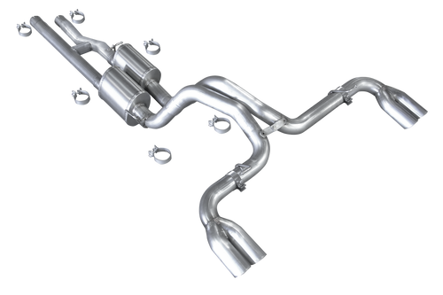 ARH 392 Jeep Wrangler Catback - 3" x 3" / Black Powder Coated - 140240