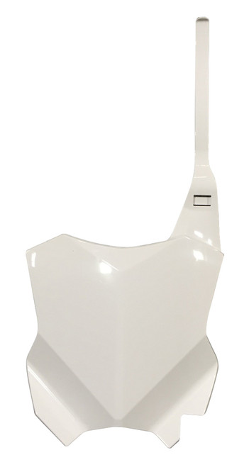 Acerbis 2449390002 Front Number Plate in White for Motorcycle Customization