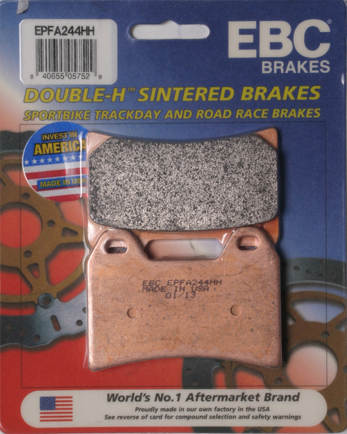 EBC Extreme Pro Brake Pads EPFA244HH for High-Performance Street and Off-Road Motorcycles